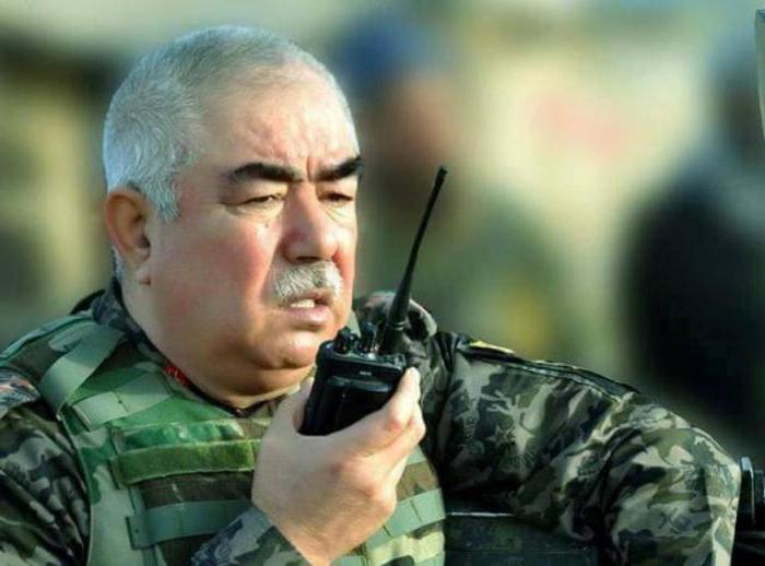 Dostum 장군 : 아프가니스탄 부통령 및 전임 사령관